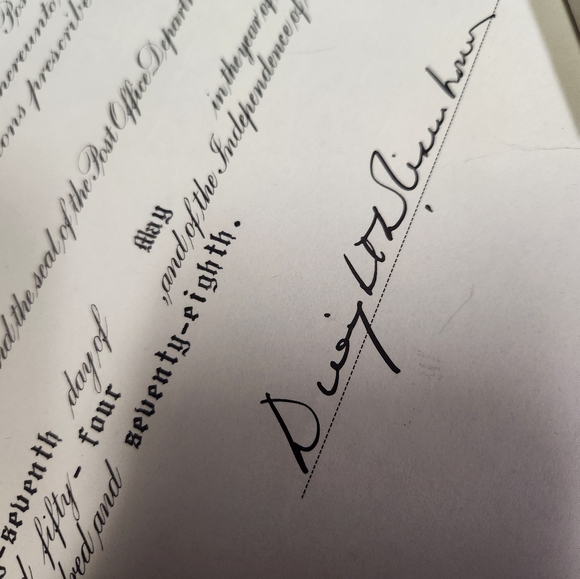 Authentic certificate 1954 - Picture 9 of 10